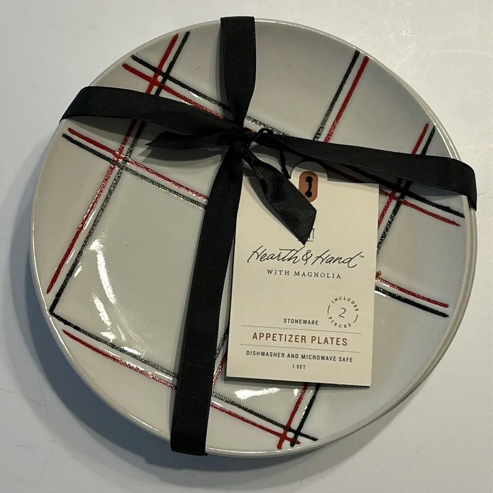Hearth & Hand Stoneware Appetizer Plates Set of 2